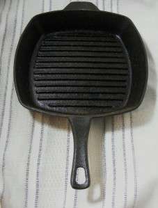 This Square ~Cast Iron~ Calphalon Grill Pan has been seasoned for you.
