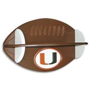 Fan Creations Miami Hurricanes Football Shelf  Sports 