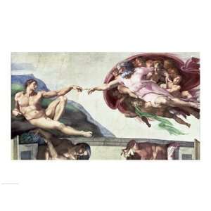  Ceiling (1508 12) The Creation of Adam, 1511 12 HIGH QUALITY MUSEUM 