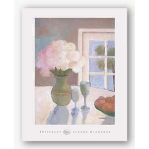 Fleurs Blanches Poster Print 