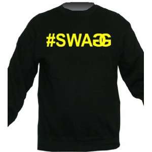 Yellow Swag CrewNeck Sweater Sweatshirt 