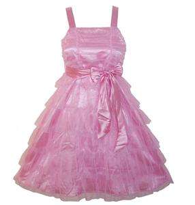 NWT**SWEETHEART ROSE**PINK TULLE TIER DRESS**GIRLS~SZ12  