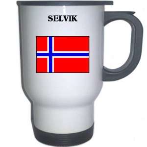  Norway   SELVIK White Stainless Steel Mug Everything 