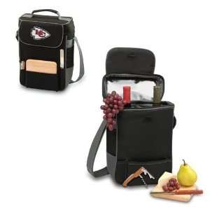  Kansas City Chiefs Duet Style Wine and Cheese Tote (Black 
