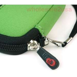 Green High Quality Mini Sleeve Pouch Bag for Canon Powershot SD1400 