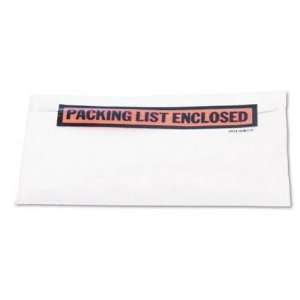  Universal Top Print Self Adhesive Packing List Envelope, 6 