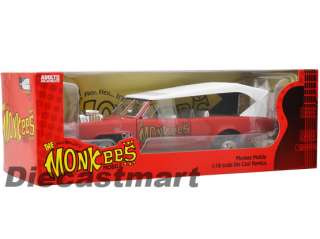 ERTL 118 PONTIAC GTO GOAT THE MONKEES MOBILE NEW DIECAST MODEL CAR 