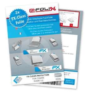  2 x atFoliX FX Clear Invisible screen protector for Cowon 