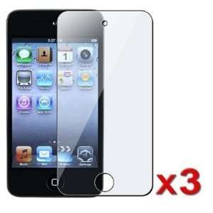 3PCS LCD Full Cover Screen Guards / Protectors for Apple iPod Touch 4 