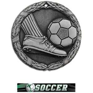  Hasty Awards Custom Soccer Medal M300S SILVER MEDAL/ULTIMATE Custom 