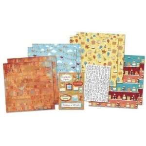  Scrapbook Page Kit 12 Inch by 12 Inch With 8 Papers & 2 