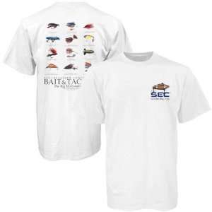 NCAA SEC Bait & Tackle White T shirt 