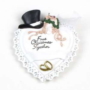   Together Hats & Veil Personalized Christmas Ornament