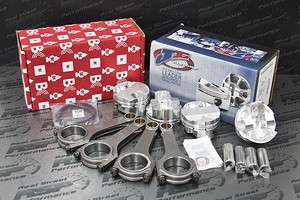 JE FSR Forged Pistons Brian Crower Rods Prelude H22A H22A1 H22A4 9.0:1 