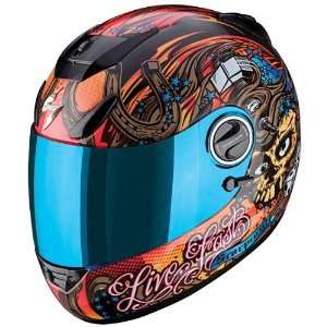  Scorpion EXO 750 Graphics Helmet Orange 2XL 75 3087 
