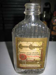 Vintage Cuervo Cespecial Miniature Liquor Bottle  