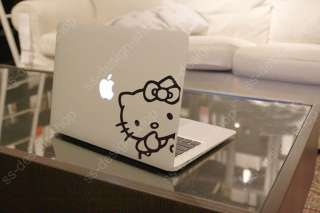Hello Kitty Decal Sticker Skin for Apple MacBook Pro Unibody Mac Air 