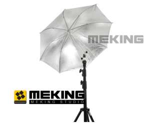 Photo Studio Lighting Umbrella 84cm/33inch Reflector Silver&Black 
