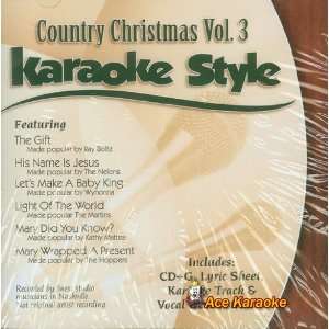  Daywind Karaoke Style CDG #9933   Country Christmas Vol. 3 