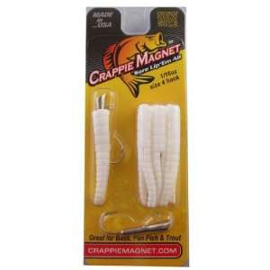  Lelands Lures Crappie Magnet Lures Color White (87611 