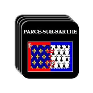 Pays de la Loire   PARCE SUR SARTHE Set of 4 Mini Mousepad Coasters