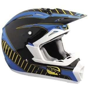  MSR Racing Assault Helmet Cyan/Yellow   Size : 2XL 