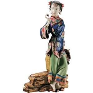  10.5 As Sweet As Can Be Fine Porcelain Sculpture Asian 