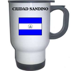  Nicaragua   CIUDAD SANDINO White Stainless Steel Mug 