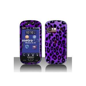  Samsung R900 Craft Graphics Case   Purple/Black Leopard 