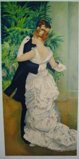 Renoir Lithograph Danse La Ville Limited 42/950 signed  