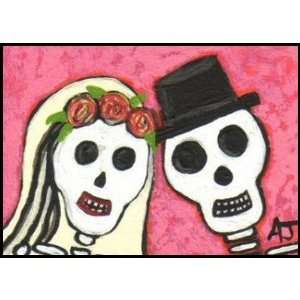  Day of the Dead, Eternal Marriage   Postage Stamp: Office 