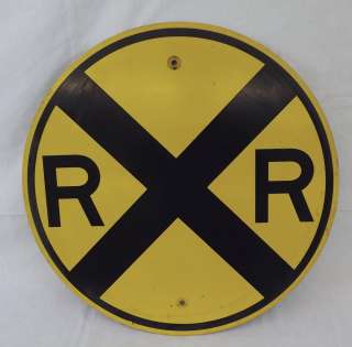   Sign RR Sign RXR 24. This is a original sign which was used at an