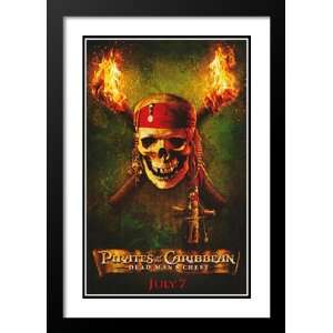  Pirates Dead Mans Chest 32x45 Framed and Double Matted 