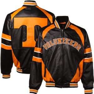   Orange Elite Varsity Full Zip Leather Jacket: Sports & Outdoors
