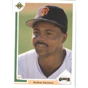  1991 Upper Deck #87 Andres Santana   San Francisco Giants 