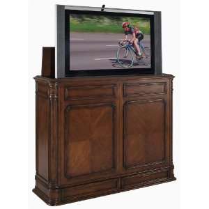 TV Lift Cabinet Crystal Pointe   R   XL Foot of the Bed Flat Panel TV 