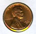 1960 D D Rpm 61 Lincoln Cent,Choice B.U. Full red items in Coins and 