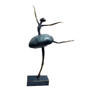  Bronze Art Abstract Ballerina Dancer Arabesque Classic 