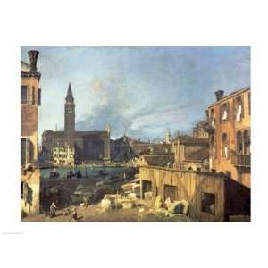   LAMINATED Print Giovanni Antonio Canaletto 24x18