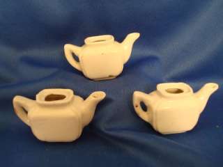 Vintage Tiny Porcelain Teapot Tea Pots Japan No Lids  