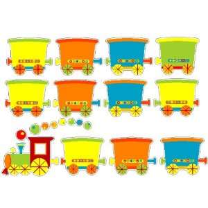  Train Set Stickers Wall Decals Removable Repositionable 