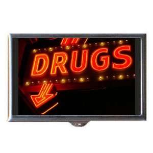  Drugs Retro Neon Sign Coin, Mint or Pill Box Made in USA 