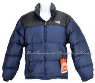   mens 700 Down Jacket Coat NUPTSE Deep Water Blue/Black Size L  
