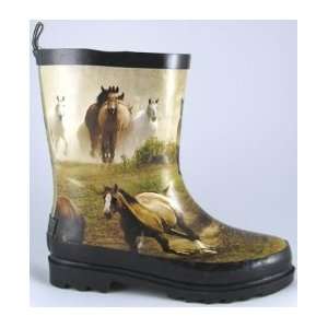  Smoky Mountain Kids Running Horse Rubber Boots Sports 