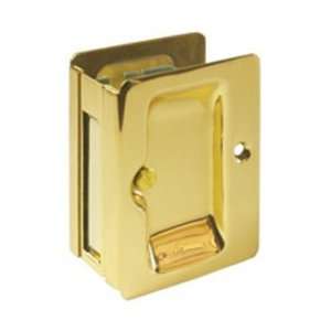 Chrome Heavy Duty Pocket Door Locks 3 1/4 x 2 1/4 Solid Brass Heavy 