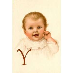  Baby Face Y   Poster by Ida Waugh (12x18): Home & Kitchen
