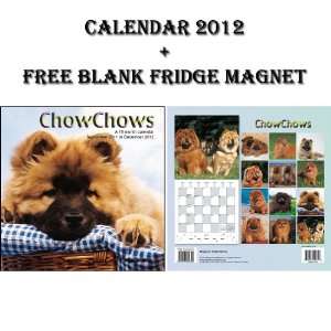  CHOW CHOWS 2012 CALENDAR + FREE FRIDGE MAGNET   BY MAGNUM 