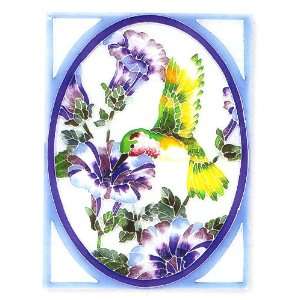   and Hummingbird   Tiles by Joan Baker 