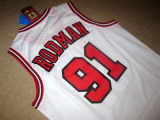 NBA DENNIS RODMAN Chicago Bulls Home Swingman jersey size MEDIUM New 