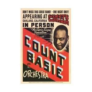  COUNT BASIE   Limited Edition Concert Poster   Sweets 